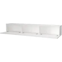 En.casa Tv-meubel Vihti zwevend 180x31x29,5 cm wit