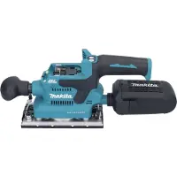 Makita DBO 382 RT1 Akku Schwingschleifer 18 V 93 x 185 mm Brushless + 1x Akku 5,0 Ah + Ladegerät