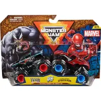 Monster Jam Set van 2 Marvel Die Cast voertuigen Willekeurig model
