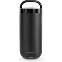 Ember Tumbler Koffiebeker - Thermosbeker met Instelbare Temperatuur - Koffiebekers To Go - Reisbeker voor Koffie & Thee - Thermosfles met Mobiele App - 473 ML - Zwart