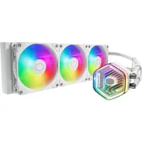Cooler Master Kit Waterkoeling AIO Cooler Master MasterLiquid Atmos RGB - 360mm (Blanc), CPU waterkoelers, Wit