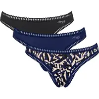 Sloggi String 'Go Crush' sand / nachtblauw / zwart