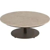 4 Seasons Outdoor Boaz lounge tuintafel 80xH30 cm ceramic middenpoot terre