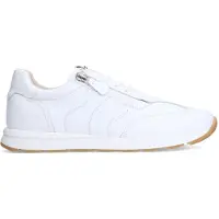 No Stress Witte leren sneakers met rits | Maat 38