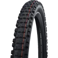 Schwalbe Eddy Current, 27,5 inch, mountainbikeband, tubeless ready (klaar voor gebruik zonder binnenband), vouwbare bandrand, geschikt voor trail en off-road gebruik, kleur: zwart, accentkleur: oranje