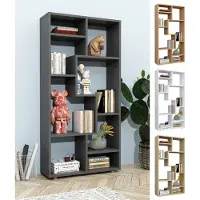 VCM Lanisa wandkast 8 planken beuken decor.