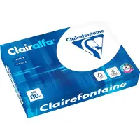 Clairefontaine Kopieerpapier laser A4 80gr wit 500 vel - 2 stuks