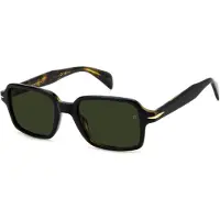 David Beckham Zonnebril DB 1179/S 51/19/145 Zwart havana Acetaat monturen MAN DB 1179/S