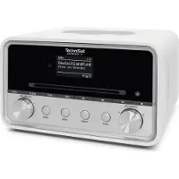 Technisat DIGITRADIO 586 - DAB+ Hybride Radio - CD-speler Bluetooth Spotify - Wit/Zilver