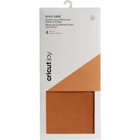 Cricut Joy Smart Labels Kraft Brown 14 cm x 30 cm 4-pack