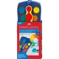 Faber-Castell waterverf set - doos Connector - 24 kleuren +1 tube wit - FC-125020