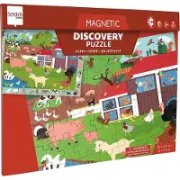 Scratch 2 In 1 Magnetische Puzzel - Discovery Game - Boerderij - 52,3X30,5Cm - 48 Stukjes - 3 Jaar