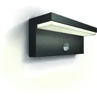 Philips Wandlamp Bustan Antraciet 3,8w Met Sensor