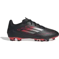 Adidas F50 Club Gras / Kunstgras Voetbalschoenen (MG) Zwart Rood Zilver