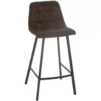J-Line Bar chair kent metal/polyester brown