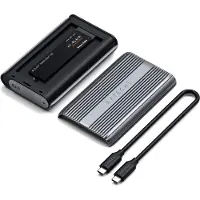 Satechi ST-EU4NPM M.2 SSD-behuizing USB-C 4 40 GBit/s M.2 PCIe NVMe 2242, 2260, 2280 ST-EU4NPM