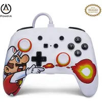PowerA Enhanced Wired Controller for Nintendo Switch - Fireball Mario
