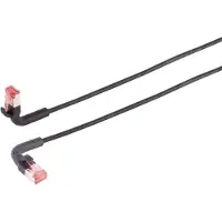 S-Impuls Patchkabel Cat. 6A mit biegbaren Stecker, U/FTP, schwarz, 5,0m