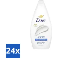 Dove Hydrate - Douchegel - Sulfaatvrij - 250 ml - Voordeelverpakking - 24 stuks