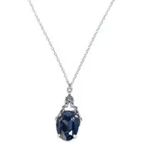 KRIKOR Halsketting - Sky at Night - voor Vrouwen - zilverkleurig - Maat Standard