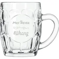 Libbey Gegraveerde bierpul 55cl Mrs. Never wrong