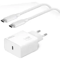 Phreeze Usb C Adapter + usb C naar usb C Kabel - 1 Meter - 40w Snellader - Super Fast Charger