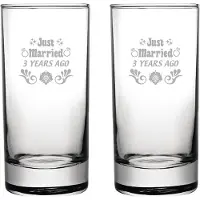 Fusion Gegraveerde set longdrinkglazen 28,5cl Just Married 3 years ago
