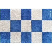 Mad About Mats - DIDI - deurmat/badmat - ruitjes - droogloop/touch - wasbaar - 50x75cm