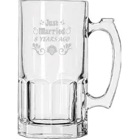 Libbey Gegraveerde bierpul 1ltr Just Married 8 years ago