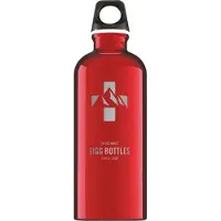 SIGG - Aluminium waterfles - Traveller rood & wit - Zwitsers ontwerp - met schroefdop - Lekvrij lichtgewicht - BPA-vrij - 20 oz