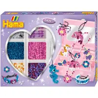Hama - Sieradenset Strijkkralen Paars – 2400 stuks