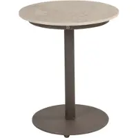 4Seasons Koffietafel Boaz 45 Antraciet Terre Rond 4SO Tafel Buiten Tuintafel