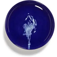 Serax Dessertbord XS Feast Dark Blue Artichoke White 16 cm