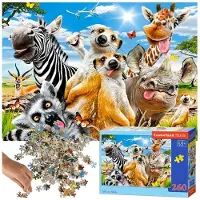 Castorland Afrikaanse Dieren - Puzzel 260 stukjes