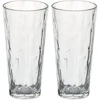 Koziol - Superglas Club No. 19 Glas 250 ml Set van 2 Stuks - Thermoplastic - Transparant -