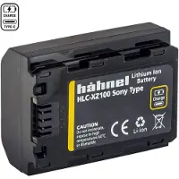 Hähnel Pack de 2 batteries de remplacement HLC-XZ100 Ultra Type USB-C 2000 mAh Noir pour Sony NP-FZ100