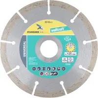 Wolfcraft - Diamantdoorslijpschijf 125mm - SOLID UNIVERSAL - Slijpschijf Diamant - 8318000