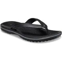 Crocs Teenslippers grijs / zwart