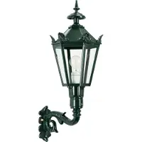 Ks Verlichting Nostalgische wandlamp Braamt M 39 groen
