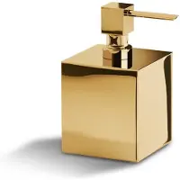 DECOR WALTHER Zeepdispenser Cube 400 ml Goud