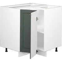 Vicco Fame-Line Hoekkast – 80.5 cm, WB Marmer Groen-Goud Landhuis
