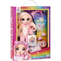 Rainbow High Junior High Pajama Party - 22cm Articulated Fashion Doll - Bella (Pink) - Many Accessories - Ages 4+