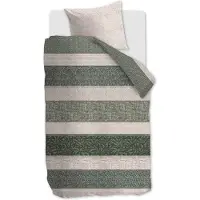 Rivièra Maison Kussensloop Chester Groen Katoen-60 x 70 cm (standaard)