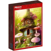 Alipson Puzzle Alipson Puzzel, Legpuzzel, Huisje in de vorm van een paddenstoel - 1000 stukjes, meerkleurig