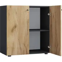 VCM Kantoorkast Boeken Mappen Archiefkast Kantoormeubelen Kast Lona 2-voudige draaideuren