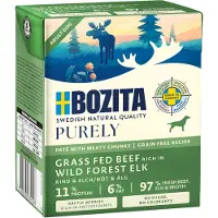 Purely 6x370g Bozita Paté Puppy & Junior Kalkoen natvoer voor honden