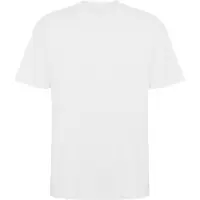 Roly Wit oversized unisex t-shirt katoen Model Bull merk maat S