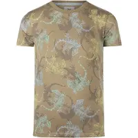 Koko Noko T-shirt groen Jongens Stretchkatoen Ronde hals All over print - maat 104