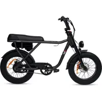 RED6 GHOST - Elektrische Fiets - 250 Watt Motor - Fatbike - Duo Zit - Zwart