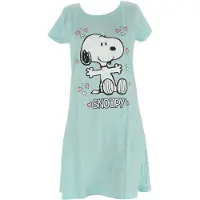 Snoopy dames nachthemd, mint-groen, maat L
